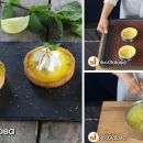 Crostatine al limone in versione Mojito