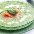 Zuppa di spinaci e salmone affumicato