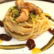 Spaghetti salmone e Mediterraneo - Tappa 1