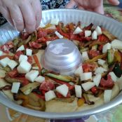 Torta salata alle verdure e pancetta - Tappa 5