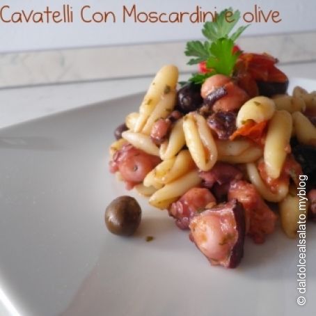Cavatelli con moscardini e olive