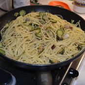 Spaghetti con zucchine e tonno - Tappa 3
