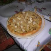Focacce e pizze  con lievito madre  farcite con  cipolla e con prosciutto e oliver nere - Tappa 2
