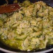 Pasta gorgonzola e zucchine