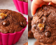 I muffins  golosi con tante gocce di cioccolato e un impasto soffice alla banana
