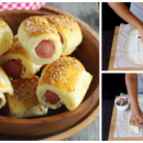 Mini Hot Dog croccanti con formaggio di capra e sesamo