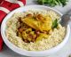Cous cous con pollo, cipolle e uvetta