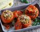 Pomodori farciti con quinoa e lenticchie