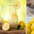 Ideale per dimagrire: acqua con semi di chia e limone