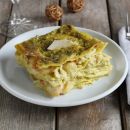 Lasagne al pesto, granchio e capesante