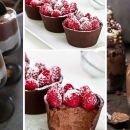 10 recipienti di tendenza per servire la mousse al cioccolato