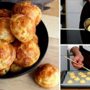 Come preparare i bignè al formaggio (gougeres)