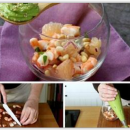 Come preparare i bicchierini salati ai gamberi e pompelmo in 10 tappe