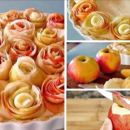 Torta di mele a forma di rose