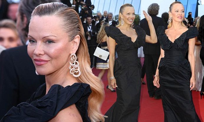 PAMELA ANDERSON IRRICONOSCIBILE A CANNES!