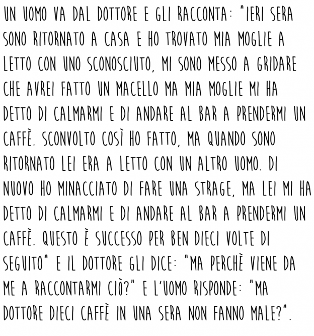Troppi caffè nuociono alla salute, ed anche all'amore!