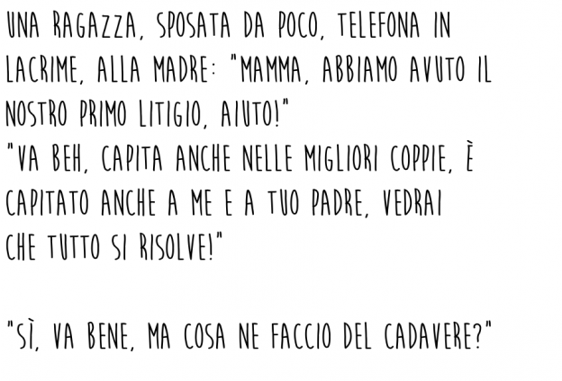 Il primo litigio