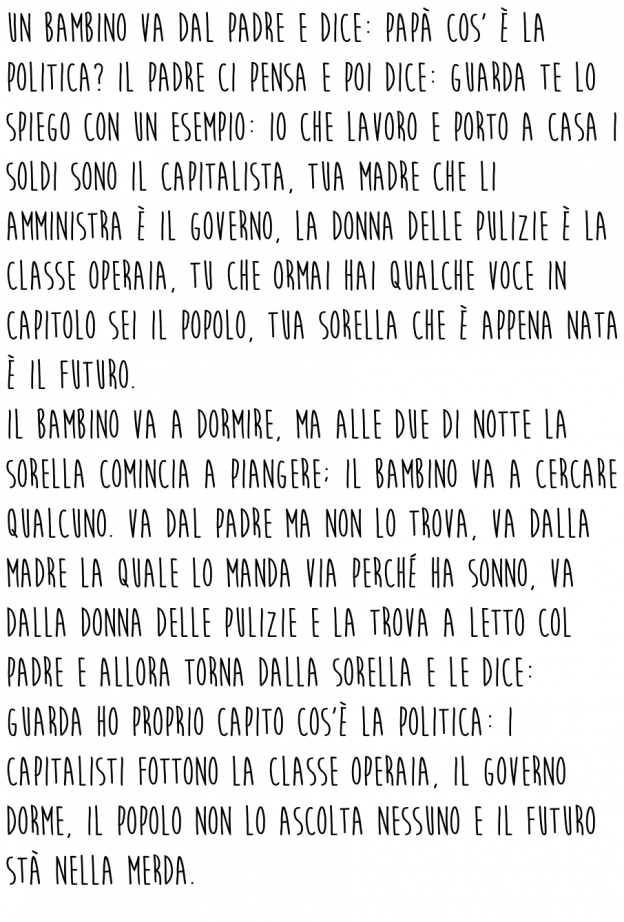 La Politica di un bambino