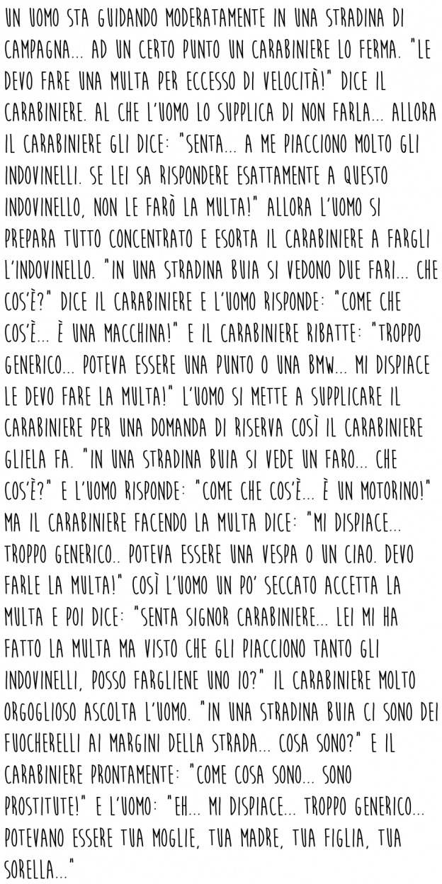 Uno dei Carabinieri più simpatici di sempre..