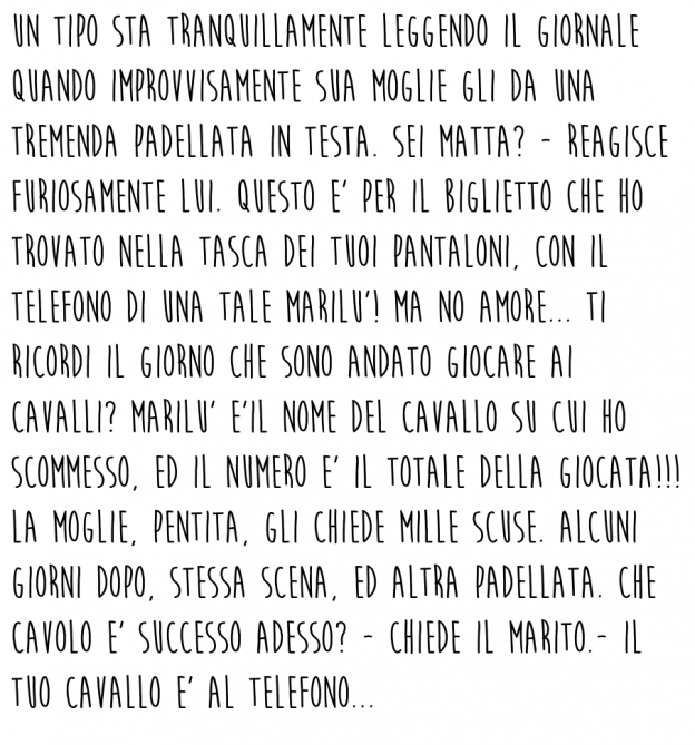 Ti do delle padellate in testa!