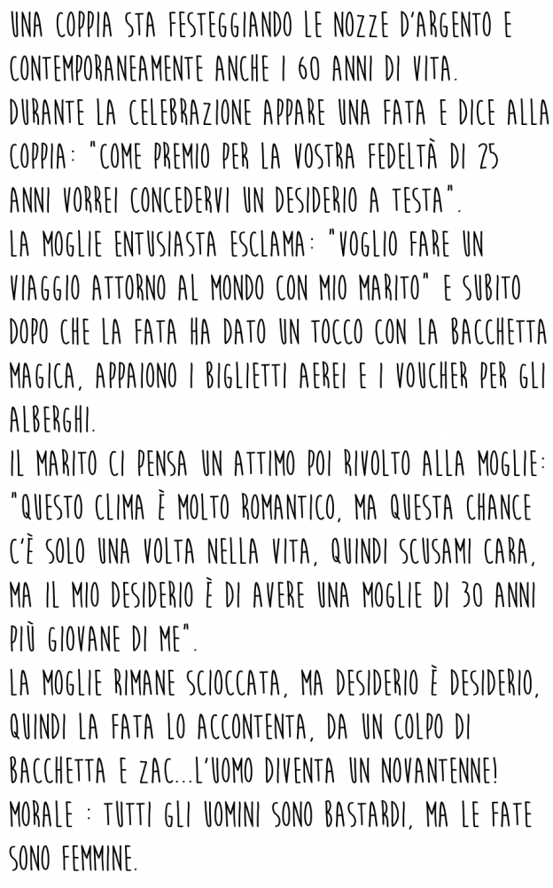 Una fata rimette il marito al posto giusto