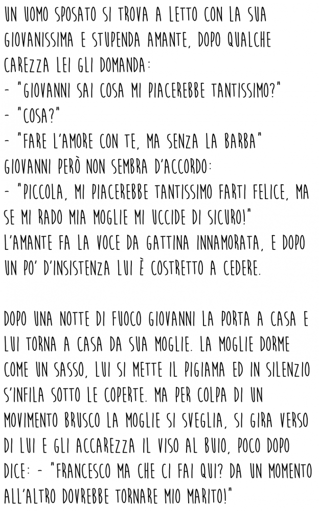 Quando l'amante fa i capricci il matrimonio è in pericolo