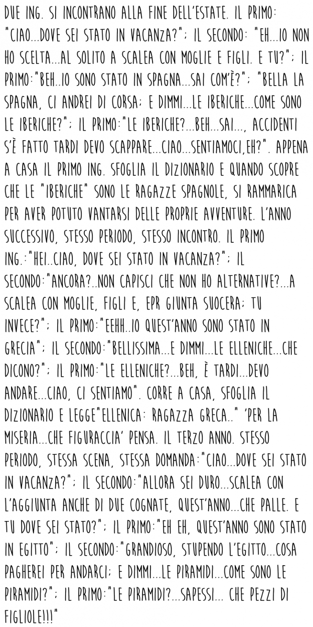 Chiacchiere tra uomini di viaggi e ragazze