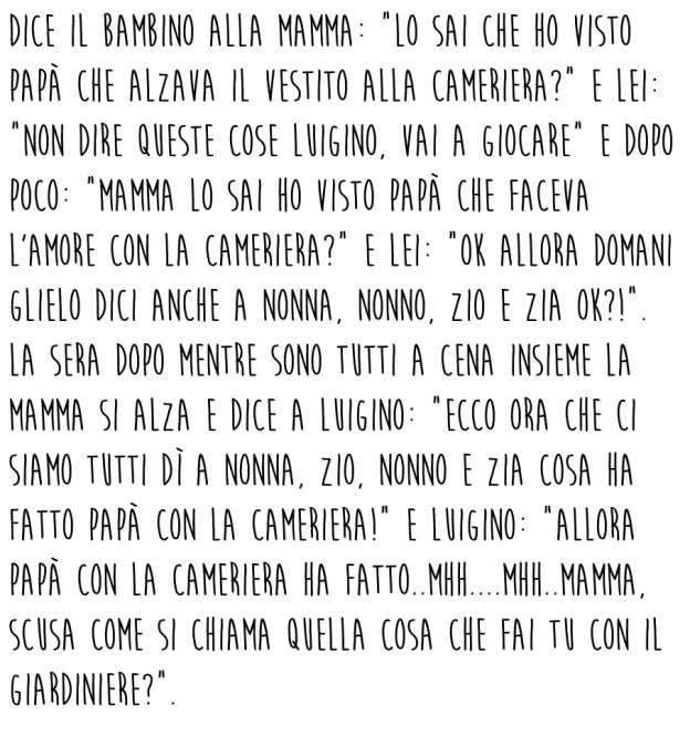 L'incredibile leggerezza dei bambini