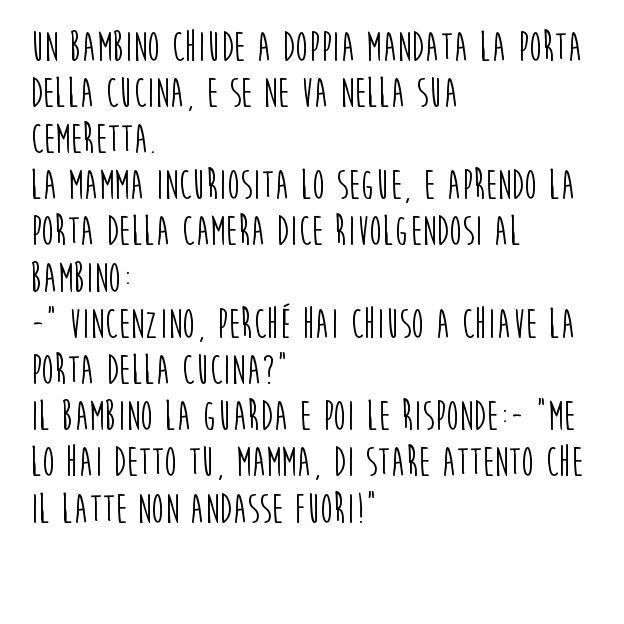 Barzelletta mamma e bambino