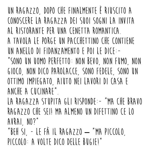 Barzelletta pretendente