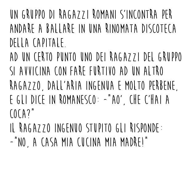 In una discoteca romana barzelletta