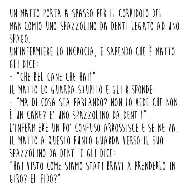 Barzelletta manicomio