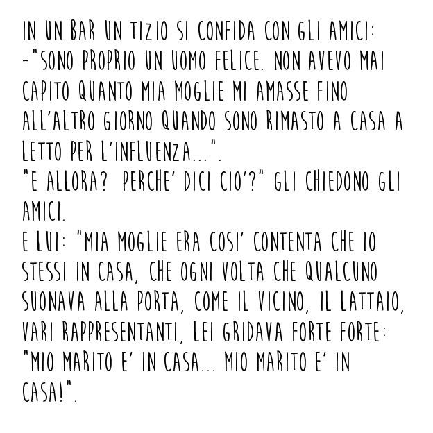 Barzelletta moglie innamorata