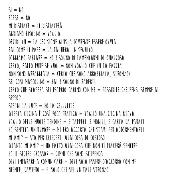 Barzelletta italiano donne