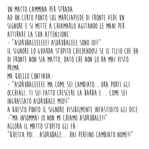 Barzelletta Il matto