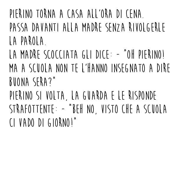 Barzelletta Pierino scuola