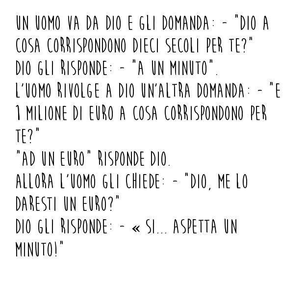 Dio e l'uomo barzelletta