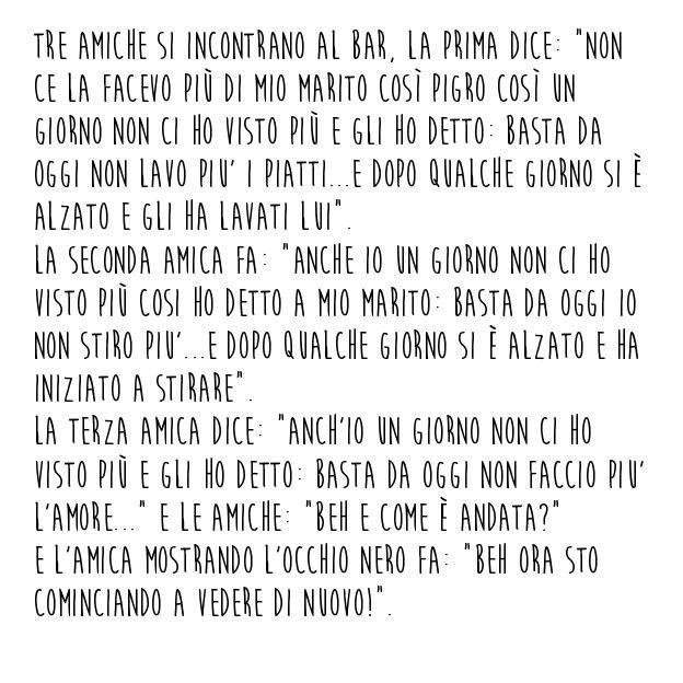 Barzelletta Tre amiche