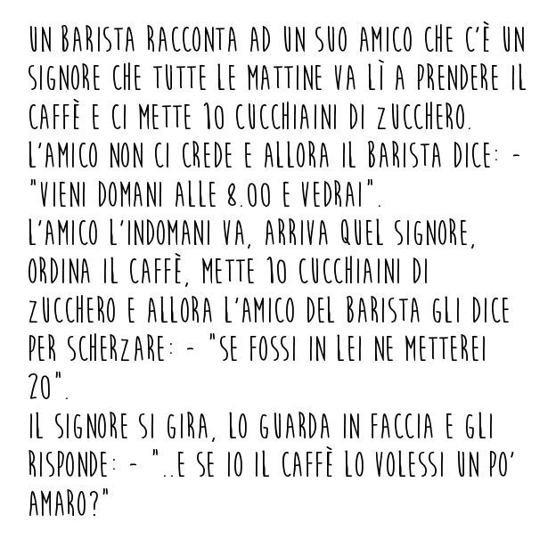 Barzelletta zucchero