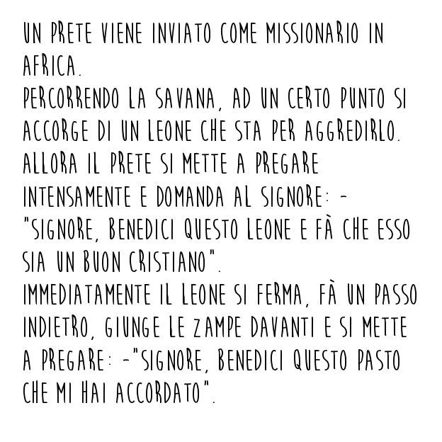 Barzelletta missionario