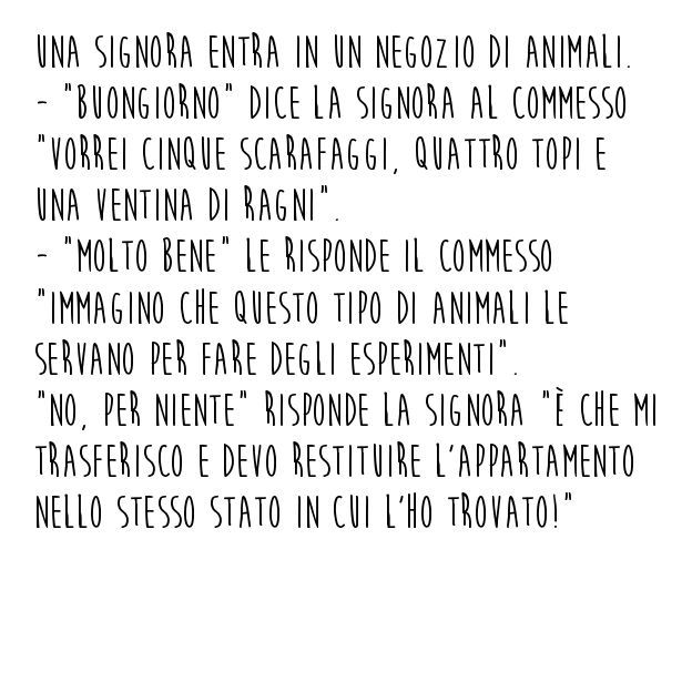 Barzelletta negozio animali