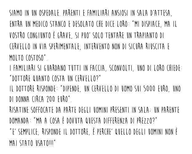 All'ospedale barzelletta