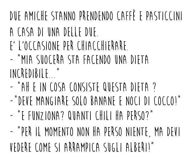 La dieta barzelletta