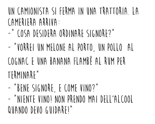 Il camionista barzelletta