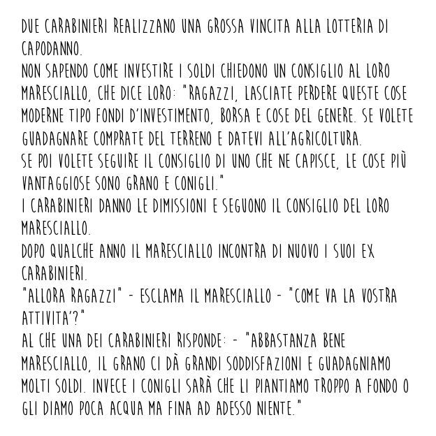 Barzelletta lotteria di Capodanno