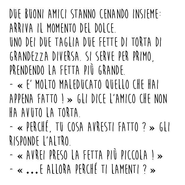 Barzelletta due amici a cena