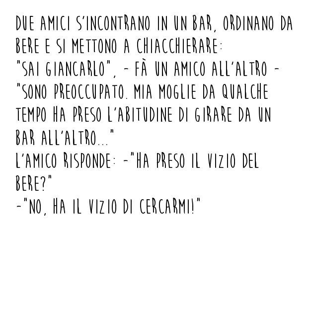 Barzelletta due amici al bar