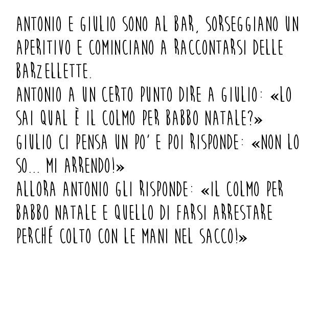 Il colmo per Babbo Natale