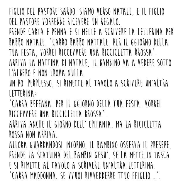 Barzelletta figlio pastore sardo