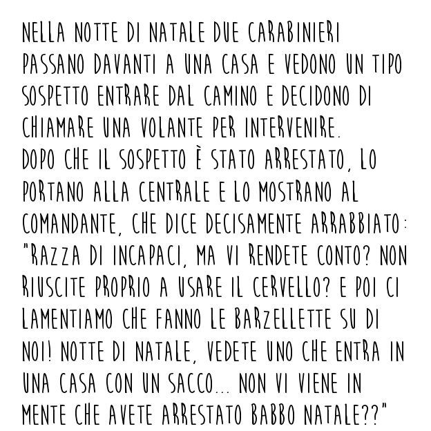 Barzelletta Carabinieri Natale